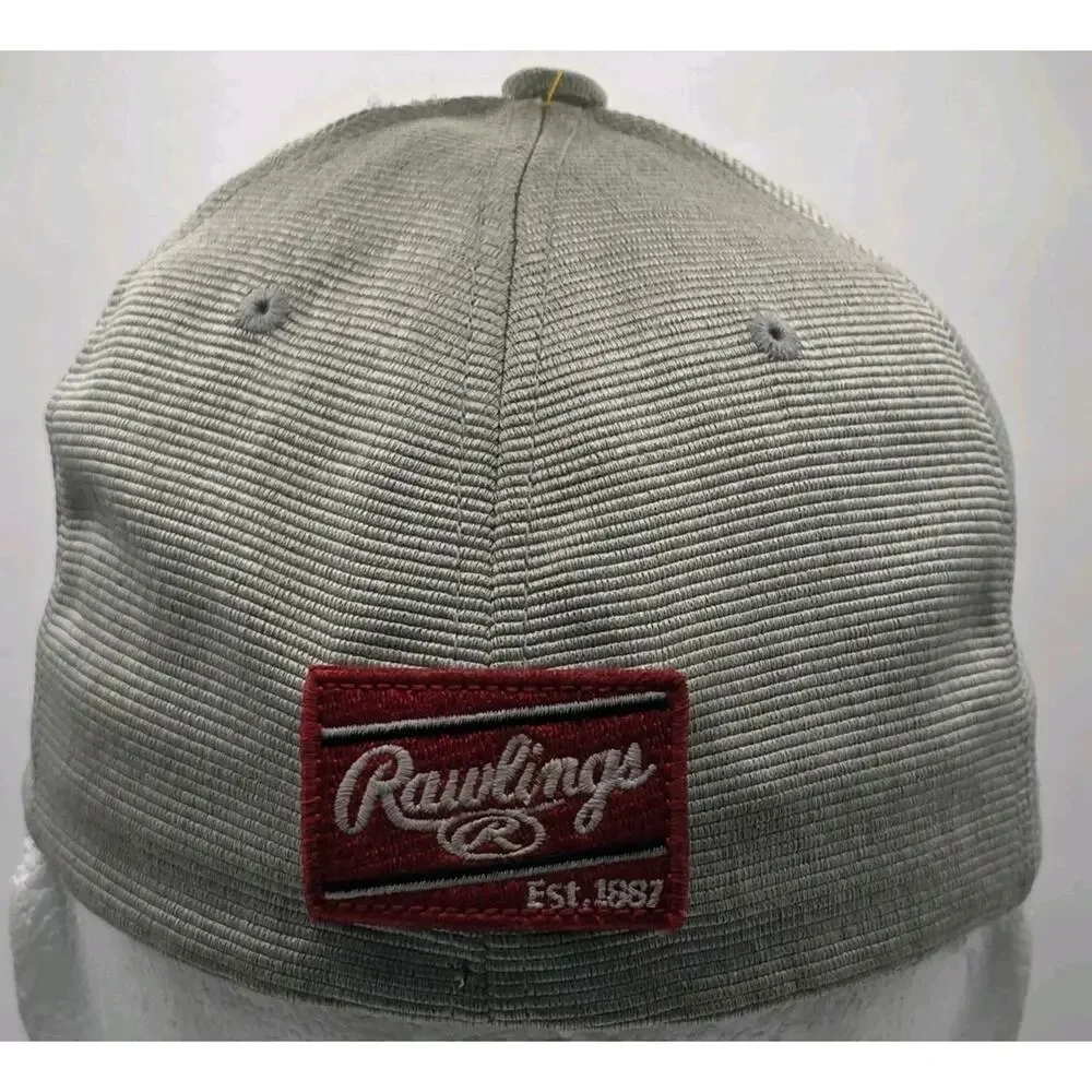 Black Clover Live Lucky FlexFit Hat Cap Red White Blue USA Logo‎ S/M Rawlings